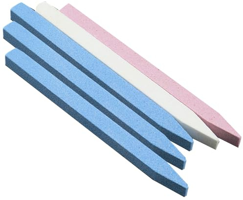 VICASKY Maniküre Feilenset und Pflege der Nagelhaut mit Bimsstein 5 Stück aus Stein zum Glätten der Nageloberfläche Zufällige Farbe für Fingernägel und Zehennägel im Salon und Zuhause