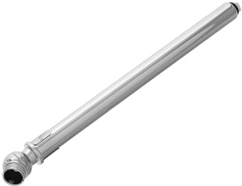 SOPOTUTU Manometro Analogico per Pneumatici in Metallo Multifunzione con Doppia Testa Portatile e Compatto Strumento per Controllo Pressione Auto e Camion Penna Integrata per Annotazioni