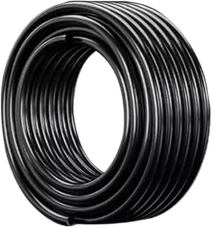 Luftslang, 10M/20M/50M/100M Pneumatiskt Rör Pu-slangar 4mm 6mm 8mm 10mm 12mm for kompressor Polyuretanrör(Black 10m,10x6.5mm)