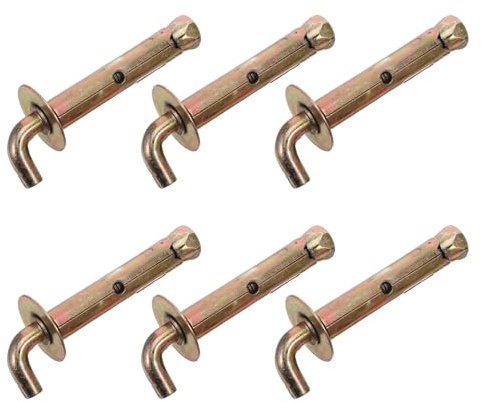 OATIPHO 3 Juegos de Pernos de Expansión Gancho para Calentador de Agua Eléctrico Tornillos de Anclaje Resistentes para Pared de Concreto y Yeso Soporte de Montaje Seguro para