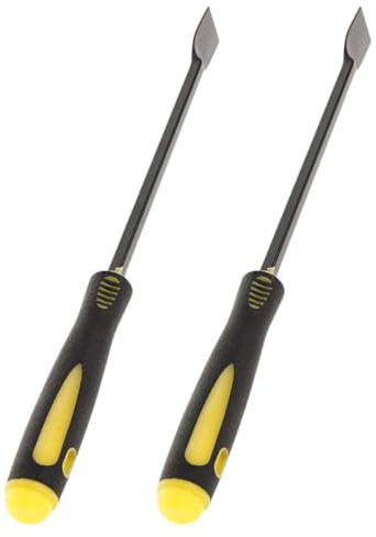 IWOWHERO Raspador de Limpieza de Cilindros 2 Piezas Mango Ergonómico, Herramienta para Eliminar Selladores y Grasa, Raspador de Vidrio y Adhesivo para Uso en Reparación de Color Aleatorio