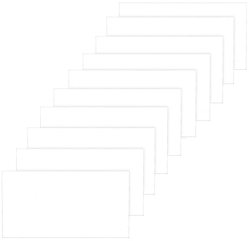 VANZACK 20 Tarjetas de Lugar Acrílicas Transparentes para Boda, Placas de Acrílico para Nombre y Números de Mesa, Tarjetas de Asiento Reutilizables para Decoración de Eventos y Banquetes