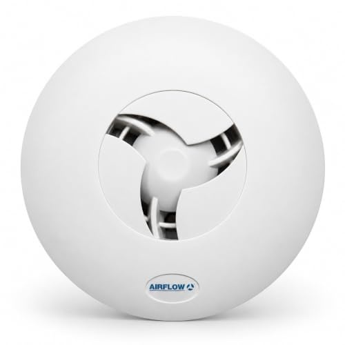 Airflow iCONsmart 15 MST Bathroom Extractor Fan, PIR & Timer, 5–22 l/s | 100mm, Bluetooth App Control, PIR Motion & Adjustable Timer, IPX5, Quiet Mark, Wall/Ceiling Mount, 5-Year Warranty