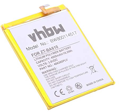 vhbw Akku kompatibel mit ZTE Blade BA610C