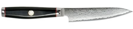 Yaxell 368312 YPSILON Universalmesser, Rot-schwarz