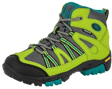 Brütting Ohio High, Scarpe da Arrampicata Alta, Unisex - Bambini e Ragazzi, Giallo Lemon Grey Blue, 37 EU