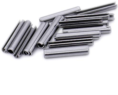 D1.5 (1.5mm x 8mm) Slotted Spring Pin (Heavy) - Stainless Steel (A1) (Pack of 20)