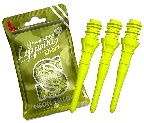 L.Style, Premium Lippoint Short - Pack de 30 Unidades, Color Amarillo neón, lit0154