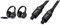 Meliconi Hp Easy Digital Bundle, 2 Cuffie Tv Stereo Senza Fili, 100% Digitali & Amazon Basics Cavo audio ottico digitale Toslink, 1,83 m