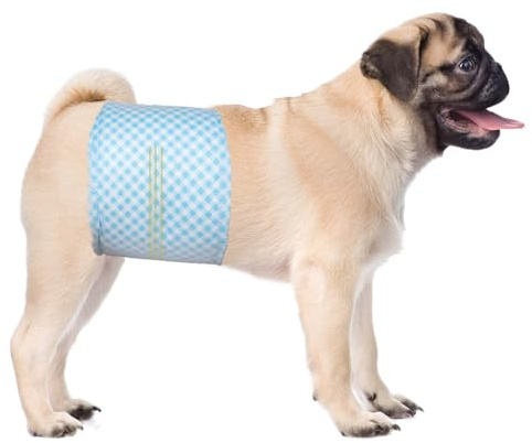 Flying Paws Dog Nappies Male, M-20 Wetness Indicator Leakproof Male Wraps