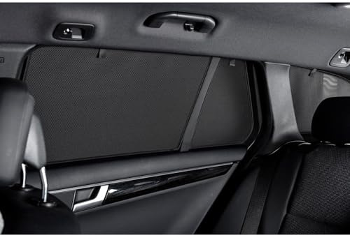 Car Shades Passgenaue Sonnenschutzblenden | kompatibel mit Citroën Berlingo XL/Peugeot Rifter/Opel Combo Life/Toyota Proace City 2018- (Heckscheibe öffnbar, 6-tlg.)