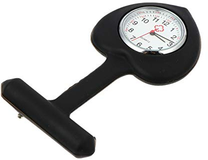 SAFIGLE 1stück Herzform Taschenuhr Für Praktische Ansteckuhr Für Ärzte Und Pflegeberufe Leicht Ablesbar Und Handlich Für Einsatz Im