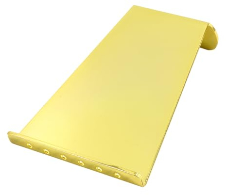 Toyvian Gitarre Brücke Saitenhalter Saiten Jazzgitarre Tailpiece Langlebig Und Stylish Ersatzteil Für Archtop Und Resonator Gitarren Goldfarbe