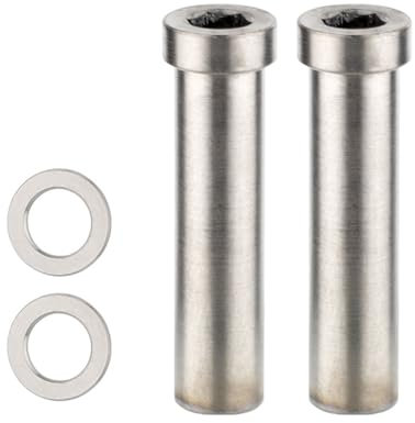 2 tuercas fijas de freno C para bicicleta de carretera, tuercas pivotantes con arandela, aleación de metal, tuercas de pinza C duraderas