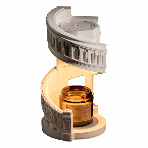 Wax Warmer Lamp | Lampada a Cera Fusa con Timer | Dimming Tattile & Aromaterapia | Lampada Decorativa per Soggiorno e Camera | Confezione Regalo Elegante Inclusa