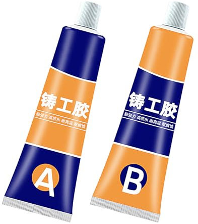 Adhesivos de reparación de metales: pasta epoxi, sellador de adhesivos industriales | Compuesto de fundición de alta resistencia, relleno de soldadura resistente para reparación de fugas de equipos