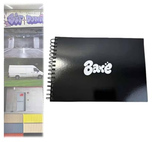 Qxiao Graffiti-Skizzenbuch: 200lb recyceltes Papier, blankes Graffiti-Skizzenbuch mit 180 echten Stadtlandschaften, cooler Skizzenblock für Kinder und Erwachsene, blutfreies Papier