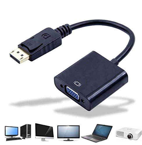 Angoily Adaptateur Mâle vers Vga Femelle Haute Performance pour Ordinateur, Plug and Play sans Alimentation Externe, Prise Multi-Affichage Et Vidéo 1080p, pour Bureau Et Moniteurs Suppléme