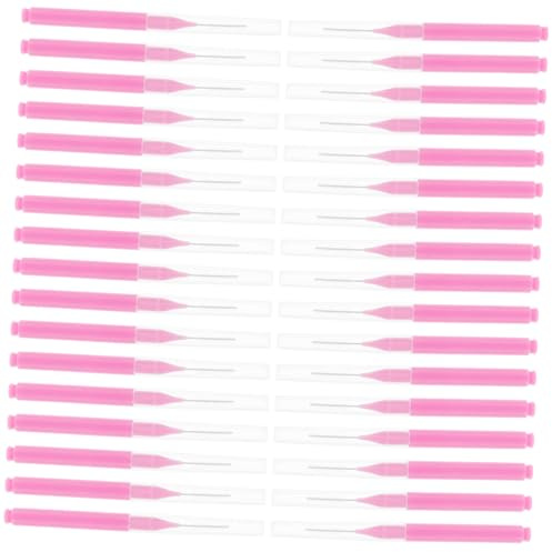 DECORNIJIA 100piezas Cepillos Interdentales Para Brackets Uds Cerdas Suaves Para Limpieza Entre Dientes y Grietas Multiusos Para Higiene Bucal y Limpieza Precisa Pequeños Espacios