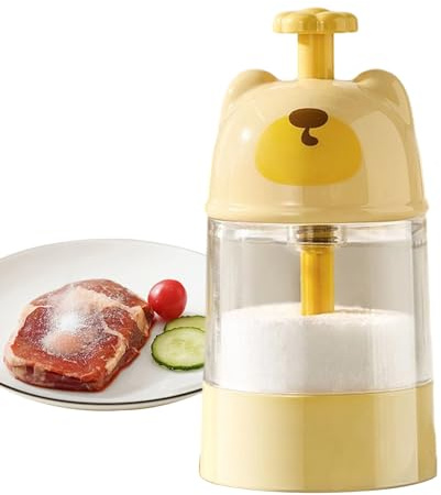 SHARK SHAKER - SHAKER Pepe Di Misurazione 0,2 G | Bottiglia Di Condimento Quantitativo Preciso | Contenitore Di Stoccaggio Del Condimento Da Cucina | Sugar & Jar Per Cuocere La Cottura Al Forno