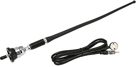 ERYUE Gummi-Autoantenne mit Eingebautem Verstärker, Auto-AM-FM-Radioantenne mit Hoher Verstärkung und Stabilem Signal für Fahrzeuge, PKW, LKW, Geeignet für Verschiedene Anwendungen