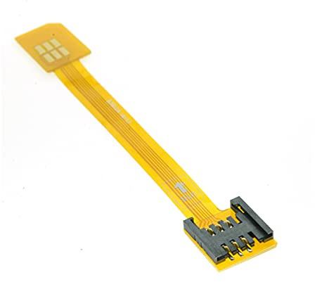 Chenyang, cavo FPC di estensione maschio-femmina da 10 cm, per schede SIM UIM standard, GSM CDMA; piatto, flessibile