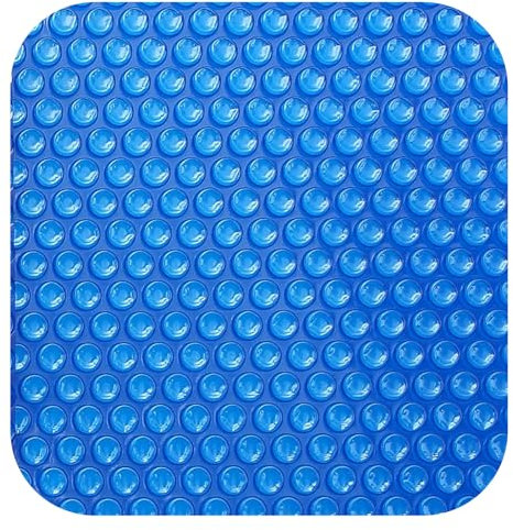Poolabdeckung für den Sommer, Luftpolsterfolie, 600 Mikron, für Familienpool, 3 x 3 m (nur Abdeckung) 3x3metros