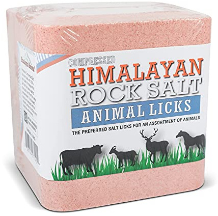 Himalayan Secrets Compressed Salt Lick for Livestock & Wildlife, 5.5 lb