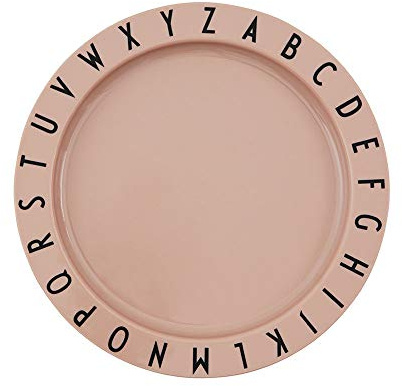Design Letters Eat & Learn Tritan Kinderteller | Personalisierte Geschenke Baby, Baby Geschenk, Taufgeschenke | Esslernteller BPA Frei | Babyteller | Babygeschirr mit Buchstaben | Snackteller Kinder