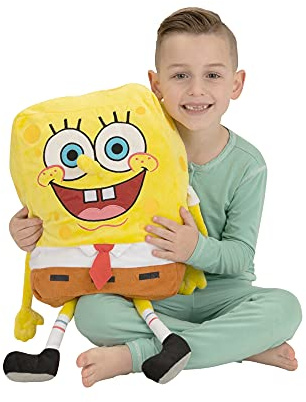 Spongebob Kids Bedding Super Soft Plush Cuddle Pillow Buddy, One Size, By Franco