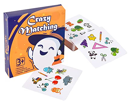 Kartenspiel für Kinder, Spaßiges Familienspiele, Kartenspiele für Kinder ab 3 Jahren, Pädagogische Spielzeuggeschenke für Kinder