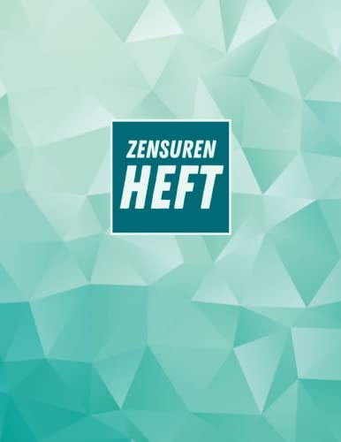Zensurenheft: Notenheft für Lehrer und Lehrerinnen - Zensurenlisten A4 - Schulnotenheft Lehrer
