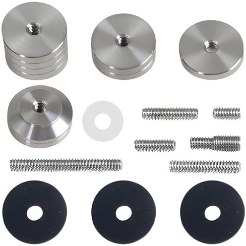 Chewtoyo Stabilisator-Gewichtsset für Bogenschießen aus Legierung, mit 4 Gewichten und 6 Schrauben, passend für Compound- und Recurvebögen, verbessert die Stabilität, reduziert Vibrationen