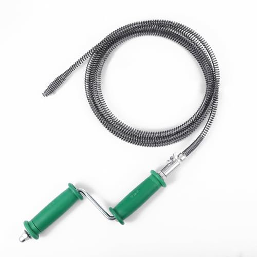 Rohrreinigungsspirale, ø10mm×3m Abflussreiniger, Rohrreiniger, Abflussreiniger Spirale, Reinigungsstäbchen, Rohrreinigungsbürste, Abflussreiniger Sticks, Abflussreiniger Dusche, Abflussspirale