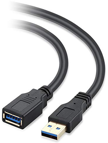 XBOHJOE USB 3.0 Extension Cable 8m High Speed 3.0 USB Extender Cord Type A Male to Female Data Transfer 5Gbps for Mouse USB3 Extender Cable (1, Black, 8M)