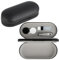 2 en 1 Étui Lentilles de Contact avec Miroir – Boîte Lunettes Rigide Compacte – Étui Lunettes pour Soleil et Lecture (Noir)