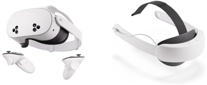 Meta Quest 3S 128 GB Headset + Elite Strap & Battery
