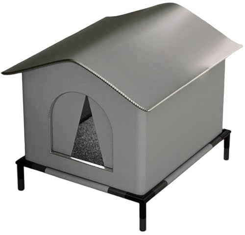 Mafagwre Katzenhaus Für Draußen, Katzenhöhlen Für Draußen, Wasserdicht Wetterfester Katzenhöhle, Tierheim Für Streuner Haustiere, Katzenhaus, Haustierhaus, Katzenzelt Outdoor (A)