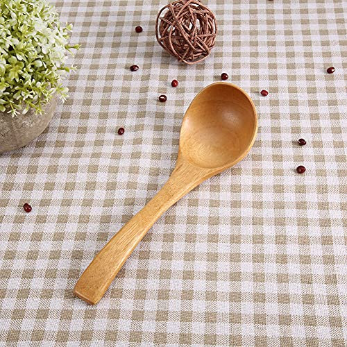WPKD BLUEIY Cuillère à cocktail en acier inoxydable, 1 pièce à long manche pour mélanger les boissons et le café, cuillère de bar et louche en bois, ustensile de cuisine, 30 cm de long
