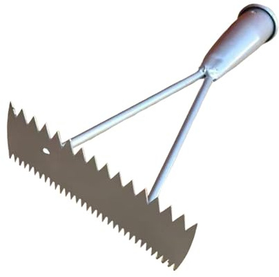 KiBcsLic Striegel-Pferdebürste, doppelseitige Pflegebürste, Pferdemassagebürste, Metall-Striegel zum Entfernen von grobem Schmutz, Tierpflegebürste ideal für Pferde, Fell, Schafe und Kühe