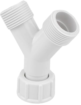 Y Splitter Joiner Plastic Connector Adapter for Dishwasher and Washing Machine Connect Two Hoses with Ease