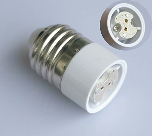 4 x basadapter E27 till G4 MR16 GU5.3 för LED eller halogenlampa