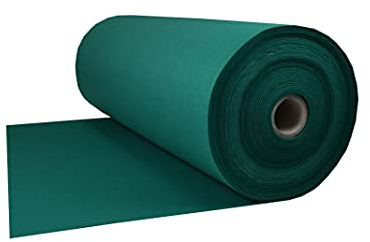 Filz, Taschenfilz, Filzstoffe 0,5lfm Meterware 4mm stark, 1m breit imprägniert (Grün)