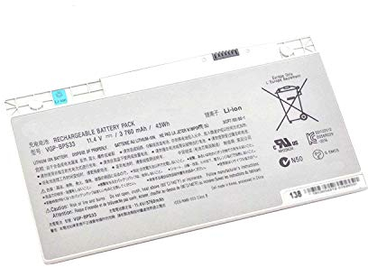 VGP-BPS33 Sostituzione della batteria del laptop per Sony Vaio Svt-14 Svt-15 T14 T15 Touchscreen Ultrabooks VAIO SVT14127CG SVT14126CXS SVT14127CH SVT14128CC(11.4V 43Wh 3760mAh)