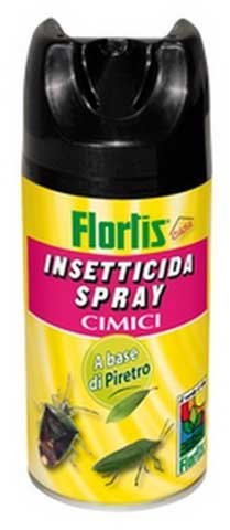 FLORTIS 4 INSETTICIDA Spray Contro Le CIMICI 300 ML Protezione CASA Esterno