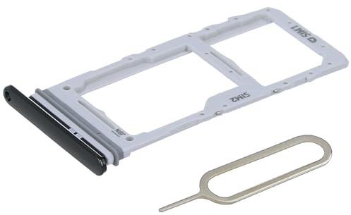 MMOBIEL Dual SIM Card Slot Tray Holder Replacement Compatible with Samsung Galaxy S20+ / S20+ 5G / S20 Ultra 5G - Incl. Rubber Gasket and Pin - Black