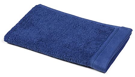 Sowel® Toalla de Invitados de 30 x 50 cm, 100% Algodón Orgánico, Fabricada en Portugal, Color Azul Marino
