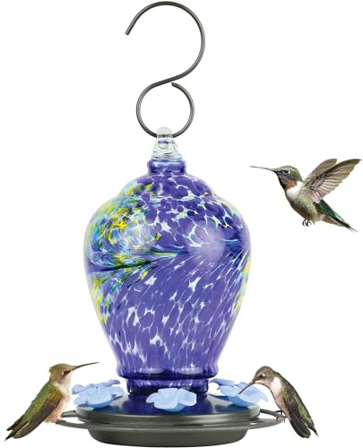 Nature's Way Bird Products AGF2 Mundgeblasene Vogelfutterstation für Kolibri, mit Schwerkraftfrühling