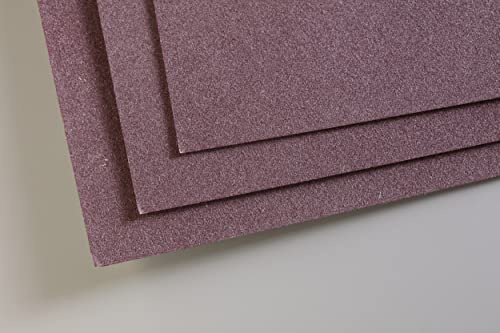 Clairefontaine 696167C Paquet Papier Pastelmat - 5 Feuilles Carte Spéciale pour Pastels Secs - A3 29,7x42 cm 360g - Lie de Vin