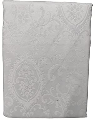 Coprimaterasso Letto Matrimoniale Damasco Con Cerniera Zip Mastro Bianco
